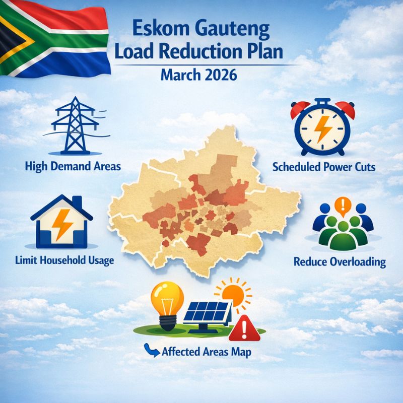 Eskom Gauteng Load Reduction update