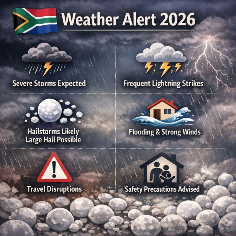 South Africa Weather Alert 2026